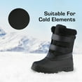thumbnail image 7 of DREAM PAIRS Kids Winter Snow Boots Boys & Girls Outdoor Waterproof Mid-Calf Boot Black Size 3, 7 of 7