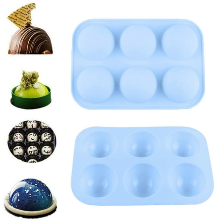 

Cake Mold Pan Baking Cake Half Sphere Ball Silicone Chocolate Muffin Mould Cookie Kitchen，Dining Bar