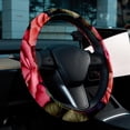 thumbnail image 6 of Rose 14.5 Inch Printing PVC Leather Auto Accessories Car Wheel Cover Steering Wheel Cover Car Wheel Covers, 6 of 6