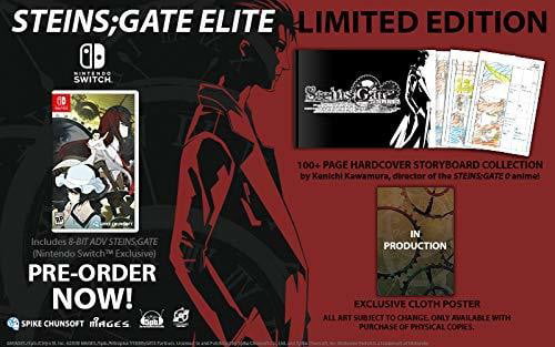 Steins;gate Elite Limited Edition, Spike Chunsoft, Nintendo Switch,  811800030063