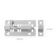 thumbnail image 5 of Cerradura de seguridad para puerta (2 unidades), de acero macizo resistente, con acabado en níquel cepillado (plateada)., 5 of 5