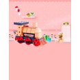 thumbnail image 1 of BSDHOME Polyester Pink Room Cartoon Train for Children Photography Backdrops Photo Props Studio Background 5x7ft, 1 of 2