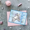 thumbnail image 3 of Sellos de silicona transparente con forma de pájaro - Tema origami, mariposa transparente, troqueles, scrapbooking para hacer tarjetas, decoración de álbumes de fotos DIY, 3 of 9