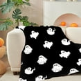thumbnail image 7 of Xuniizn Halloween Throw Blanket Throw Size Cozy Fleece Blanket - 300GSM Ultra Soft Microfiber Printed Blanket for Halloween Decor, Halloween Gifts for Kids & Adults, 7 of 7