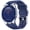 Deep Blue, variant on Rugged Case Band Compatible with Swatch Royal Pop Watch Band, Sports Silicone Strap with Shockproof Frame Bumper Transparent Case for Men Women Strap