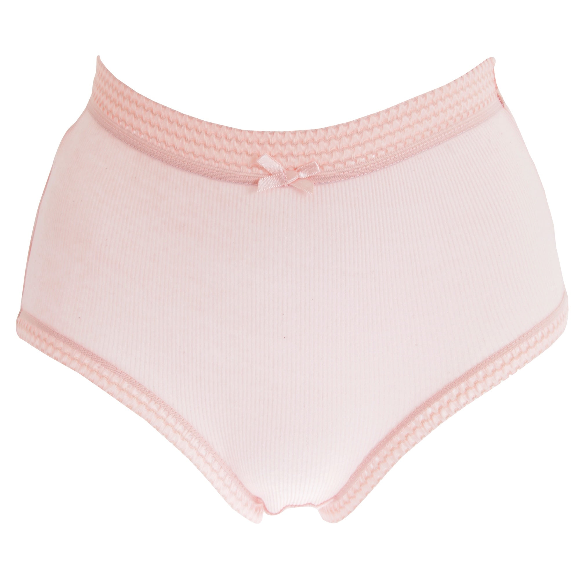 WU150 Passionelle Womens/Ladies Pastel Embroidered Cotton Briefs Pack Of 3 