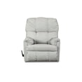 thumbnail image 3 of Manual Recliner Chair, Overstuffed Reclining Chair with Soft Padded Arms and Back, Comfy Single Sofa for Living Room, Bedroom, 3 of 7