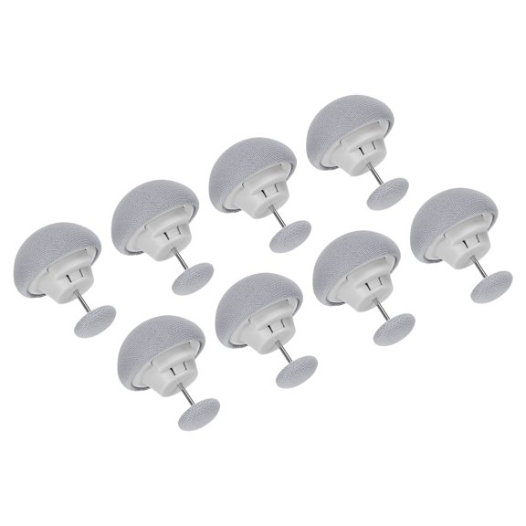 Uxcell Grips Quilt Cover Clips,8Set Duvet Clips Corner Quilt Fixer Grey