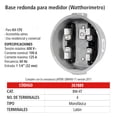 thumbnail image 2 of Base para medidor 4 aluminio espec IUSA gris, 2 of 3
