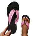 thumbnail image 3 of asddcavvf Fashion Spring Summer Women Slippers Flip Flops Thick Sole Wedge Heel Slip On Lightweight, 3 of 9