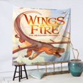 thumbnail image 3 of Dragon Wings Of Fire Tapestry Wall Hanging Wall Art Decor Wall Tapestry for Living Room Bedroom Dorm 59 x 59 inch, 3 of 7