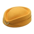 thumbnail image 3 of Plane Cap Imitation Pilot Hat for Women Stage Perform Cosplay Costume Accessory, 3 of 6