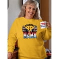 thumbnail image 2 of American Mama Oldschool Sweatshirt Women -Image by Shutterstock, Female 3X-Large, 2 of 4
