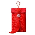 thumbnail image 2 of WHEANG Chinese Brocade Envelopes – Embroidered Red Hongbao For Holidays Weddings Birthdays & Celebrations (Set Of 1), 2 of 9