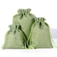 thumbnail image 1 of Bolsa de lino cepillado compuesto, bolsa de embalaje de regalo de joyería, bolsa de lino navideña a prueba de polvo y cálida para joyas, 1 of 4