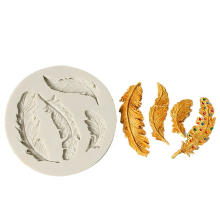 Tree Leaf Silicone Mold Fondant Candy Molds for Sugarcraft Cake DIY 3D Decorating Tools Kit Biscuit