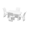 thumbnail image 3 of 1: 50 Table and Chairs Set Miniature Table and Chairs Set Building Model Kits Dollhouse Funiture Diorama Layout for Micro Landscape Square, 3 of 8