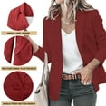 thumbnail image 6 of Cindysus Womens Blazer Jackets Open Front Cardigan Long Sleeve Jacket Casual Office Blazers, 6 of 10
