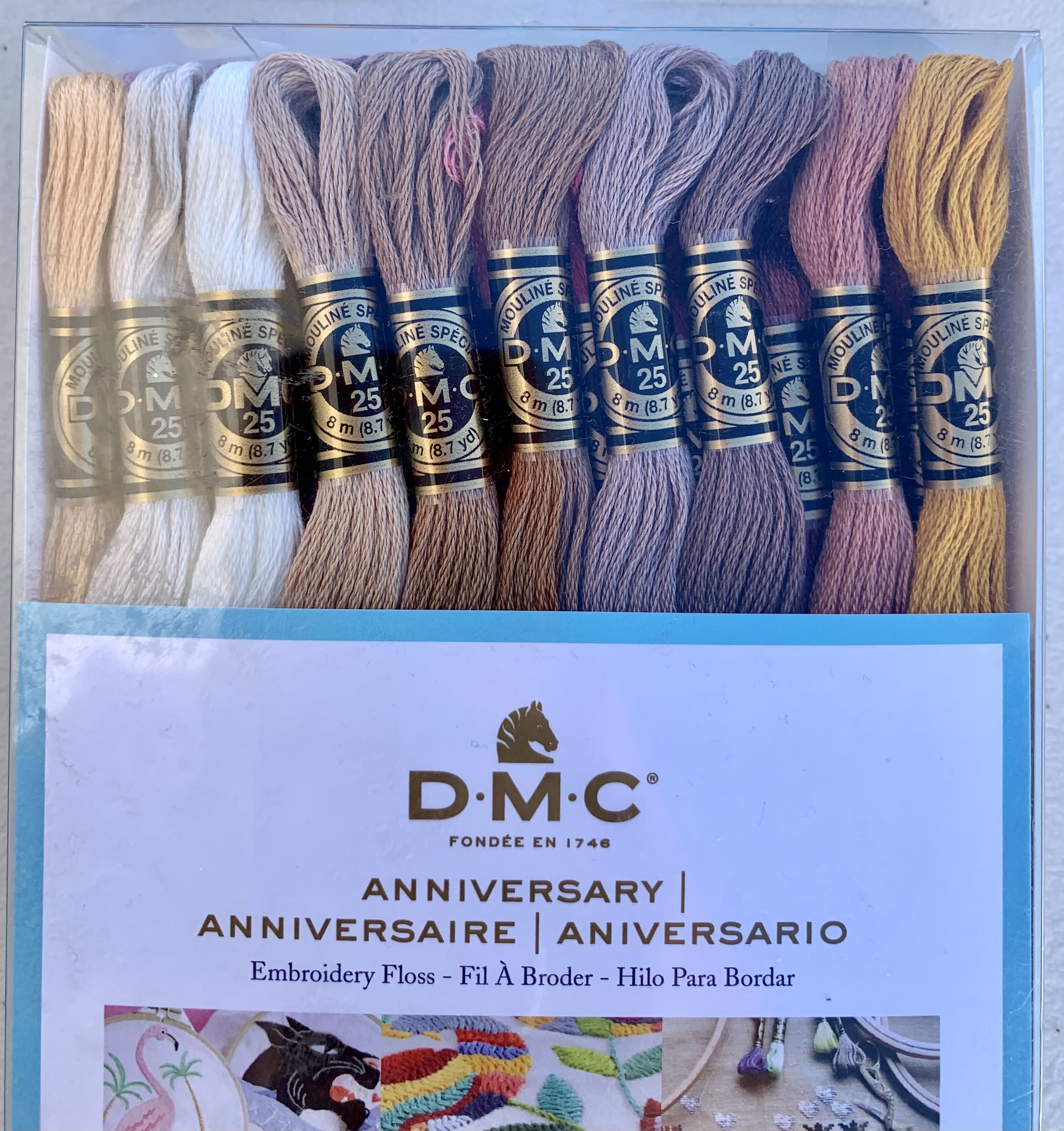 DMC Mouline 117-3078 Six-Strand Embroidery Thread , Light Golden Yellow,  8.7-Yards