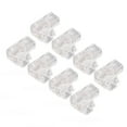 8Pcs 2 Pin 5mm COB LED Strip Light Connectors L Shaped Transparent Gapless Connectors Solderless