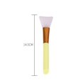 thumbnail image 2 of Cepillo de silicona para mascarilla facial herramienta cosmética reutilizable para mezclar barro facial (amarillo) JShteea Cuidado Belleza, 2 of 9