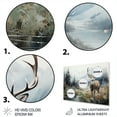 thumbnail image 3 of Designart "Frozen Silence Alaska " Animals Metal Art Print, 3 of 5