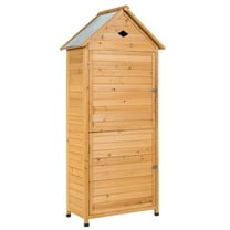 Barara King Outside Sheds, Oversized Storage Shed,Wooden Outdoor Lockable Garden Tool Storage