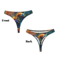thumbnail image 3 of Kdxio Hippocampe Néon Motif Royaume sous-Marin String Sans Couture pour Femmes - String Taille Basse Invisible Extensible Culottes Femmes, Culottes Respirantes-4TG, 3 of 6