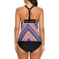 thumbnail image 4 of Haut de Tankini à Dos Nageur à Rayures Imprimées pour Femmes Sans Bas S - TTTG, 4 of 5