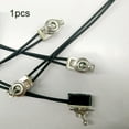 1Pc Ac250V 6A On/Off Prewired Standard Toggle Switch with Wire Cable