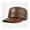 Brown, variant on Genuine Leather Hat Men's Army Mili-tary Hats Adjustable Size New Middle-aged Men Cowhide Leather Flat Caps ,Classic Design