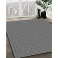 thumbnail image 2 of Ahgly Company Indoor Square Patterned Gray Dolphin Gray Area Rugs, 5' Square, 2 of 6