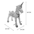 thumbnail image 5 of Unicornio Montable Machuka Blanco con Sonido, 5 of 5