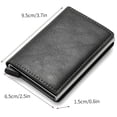 thumbnail image 2 of Notus Men’s Minimalist Aluminium Credit Debit Card Money Holder Ultra Metal RFID Blocking Real Carbon Fiber Pop up Card Wallet Minimalist Aluminium Credit Debit Card Money Holder Gray, 2 of 6