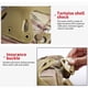 thumbnail image 5 of Sonducket Rodillera para acampar al aire libre, rodillera con correas ajustables, coderas antideslizantes, rodillera protectora, equipo de seguridad para Caqui Sonducket OD027064-03, 5 of 6