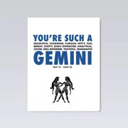 Quiplip Astrology Birthday Cards YPF5Gemini 6-pack