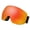 Red, variant on Double Layer Anti Fog Ski Goggle with Lens Comfortable Ergonomic Skating Goggle Suitable for Outdoor Sports