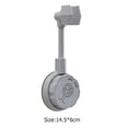 thumbnail image 2 of Soporte de cabezal de ducha ajustable sin perforaciones de 360 ​​grados Montaje de boquilla (gris), 2 of 2