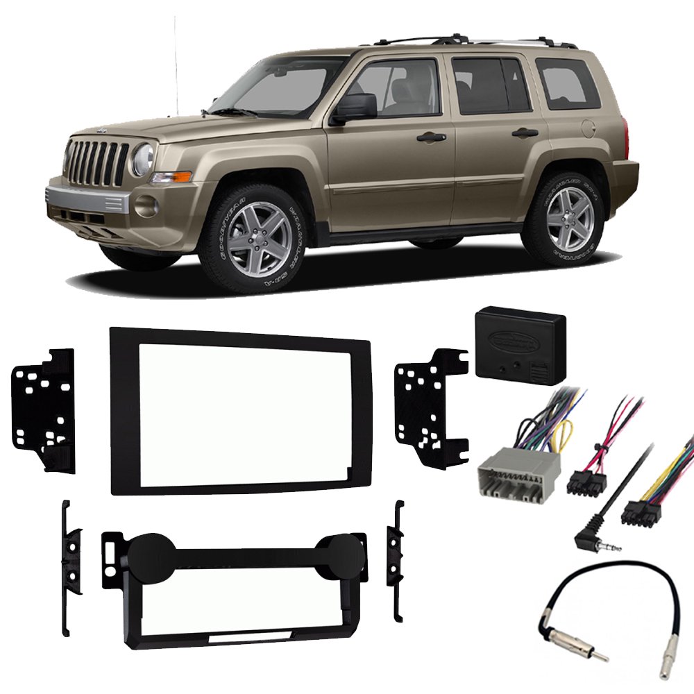 Jeep Patriot 20072008 Double DIN Stereo Harness Radio Install Dash Kit