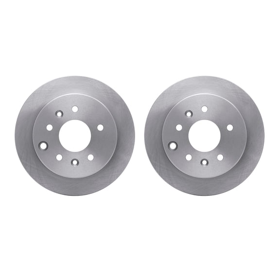 Dynamic Friction Company Rear Brake Rotors 6002-80026