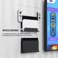 thumbnail image 3 of Support de Console de Jeu Mural Gain de Place avec Crochets de Suspension Remplacement Intérieur pour Switch/Switch OLED Blanc, 3 of 10