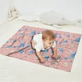 thumbnail image 2 of Pink Cartoon Dinosaurs Eggs Pattern Blanket,Comfortable Soft Lamb Wool Throw Blanket,All Season,Warm Lightweight Blankets for Sofa Bed Couch Living Room Chair,30"x40", 2 of 4