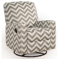 thumbnail image 1 of PRI Prime Resources Sutton Fabric Swivel Glider Recliner in Taupe, 1 of 9