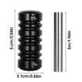 thumbnail image 4 of Alloy Cómodo antideslizante Antideslizante Publicidad Salón Manija de agujas Cuerpo Pieza Material Mangos Herramientas Agarrando Accesorios Negro 21mm Monstrate CE001306-01, 4 of 7