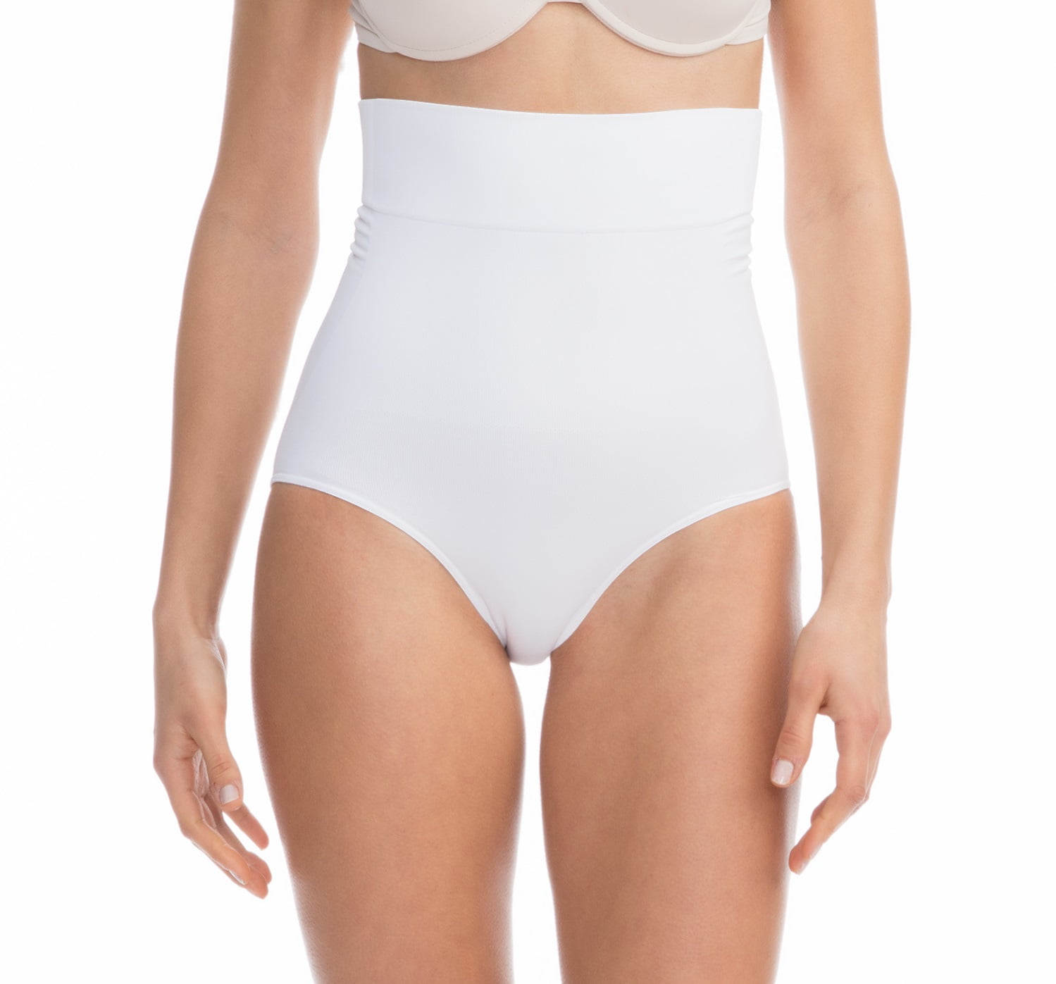 FarmaCell Shape 601 (White, XL) Highwaisted shaping control briefs