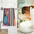 thumbnail image 7 of Yayeee 100% Cotton Hand Towels for Bathroom 16" x 28" Soft Absorbent Kitchen Towel, Futuristic Sun, 7 of 7