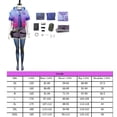 thumbnail image 3 of Disfraz de Halloween para mujer, disfraz de Valorant, anillo, bolsa, collares, fantasía, trajes para mujer adulta, traje de fiesta de carnaval, 3 of 5