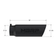 thumbnail image 3 of MBRP T5125BLK Exhaust Tail Pipe Tip Black Series 5 Inch Inlet Diameter; 6 Inch Outlet Diameter; Aluminized Steel; Round; Angled Cut; Rolled Edge; 18 Inch Length, 3 of 3