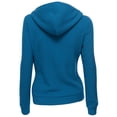 thumbnail image 3 of Doublju Women's Women's Fleece Casual Zip-Up High Neck Hoodie Jacket, 3 of 4