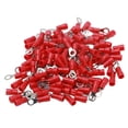 thumbnail image 2 of 100Pcs Pre Insulated  Crimp Terminals, Copper PVC Wire Connector, AWG 22 16, with Tin Plating, for Electrical Machinery, 2 of 7